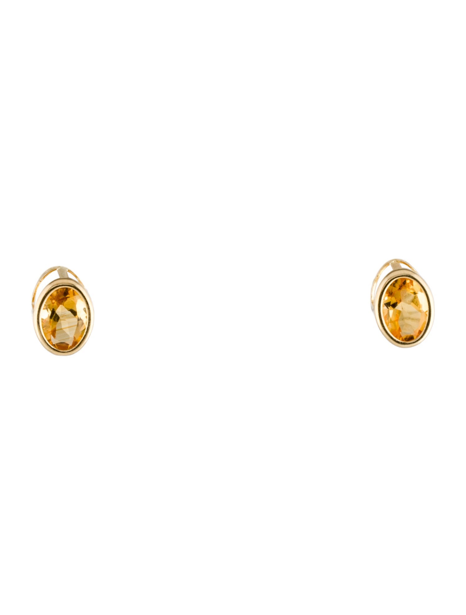 Earrings 14K 1.05ctw Citrine Stud