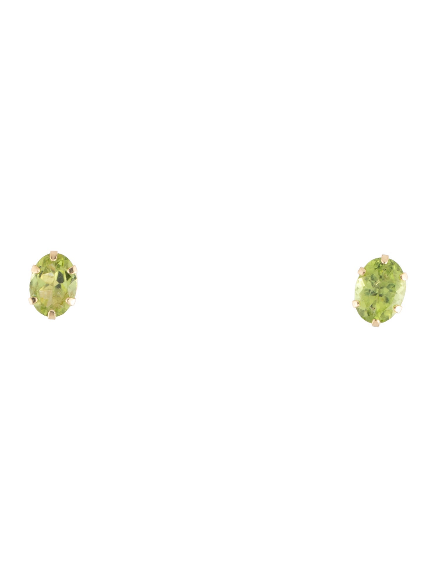 Earrings 14K Peridot Stud Earrings