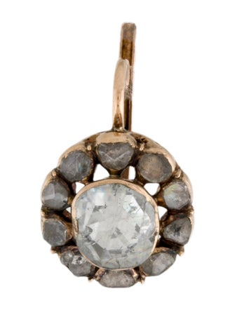 Earrings 14K Diamond Single Drop Earring