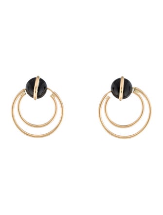 Earrings 14K Onyx Drop Earrings
