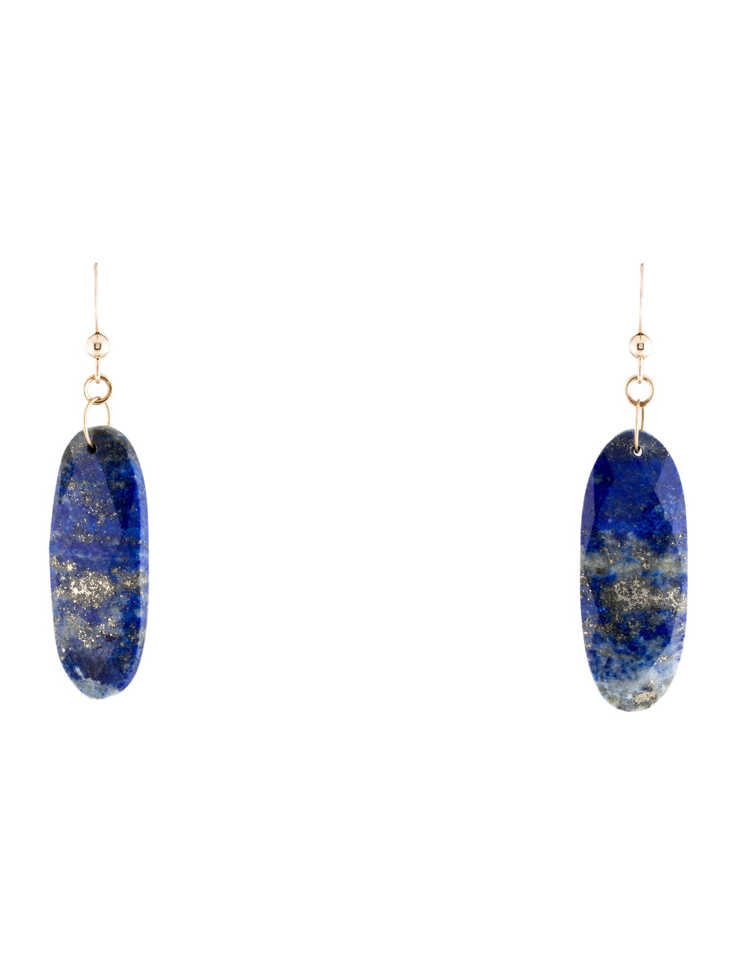 Earrings 14K Lapis Lazuli Drop Earrings