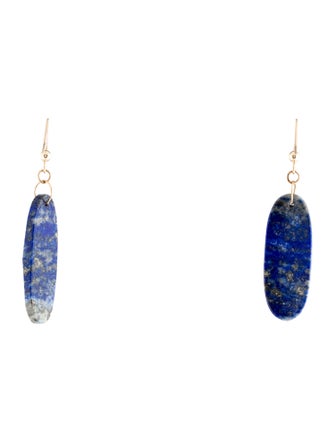 Earrings 14K Lapis Lazuli Drop Earrings