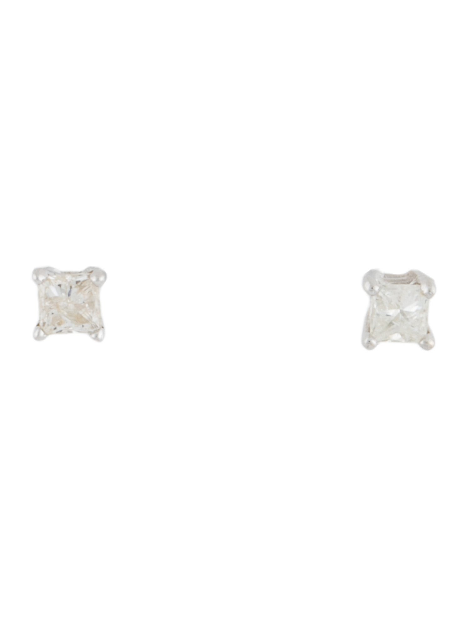 Earrings 14K Diamond Solitaire Studs