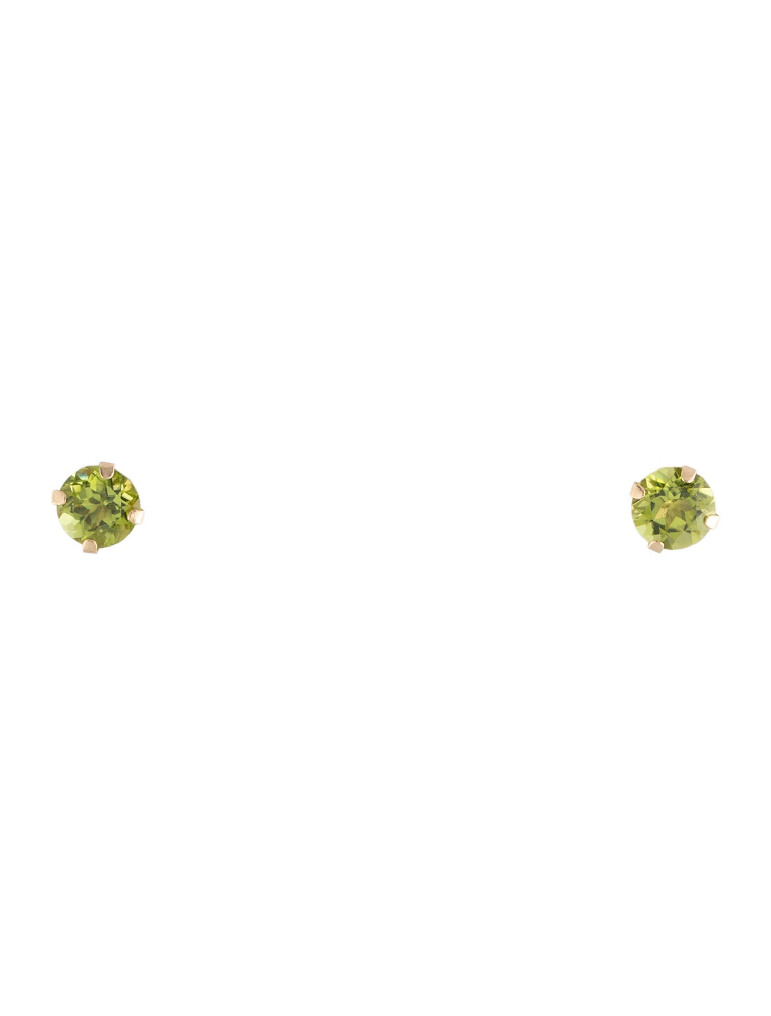 Earrings 14K Peridot Stud
