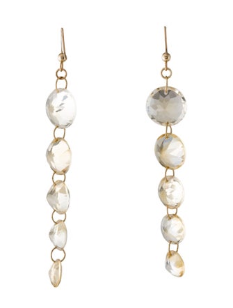 Earrings 14K Graduated Citrine Drop Earrings