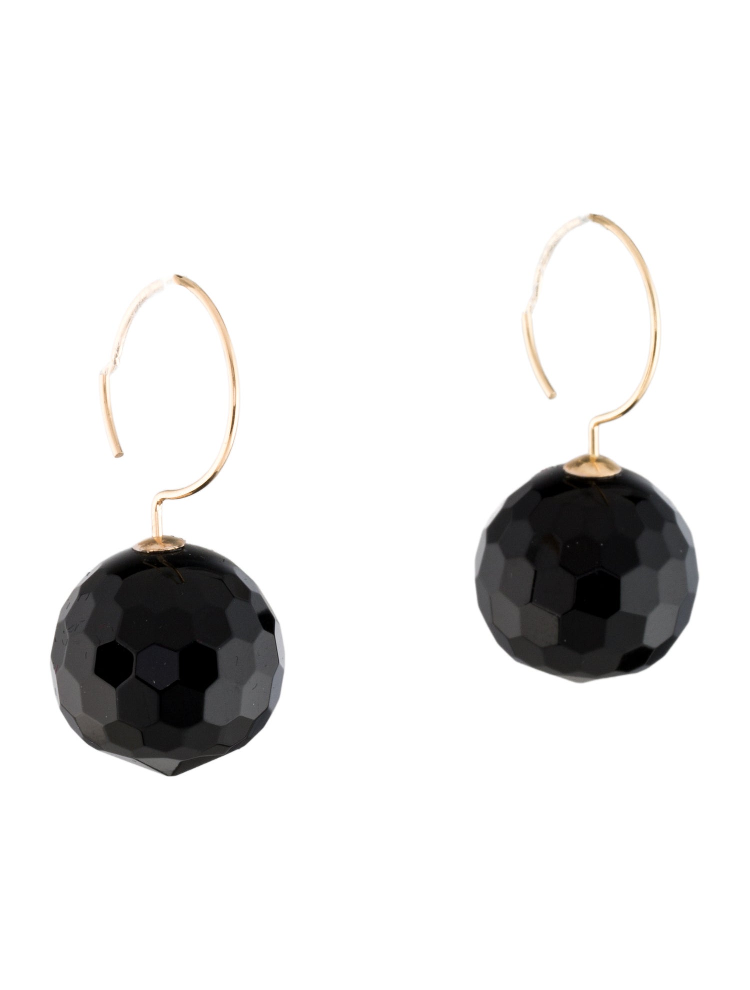 Earrings 14K Onyx Drop