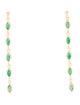 Earrings 18K Emerald Drop Earring