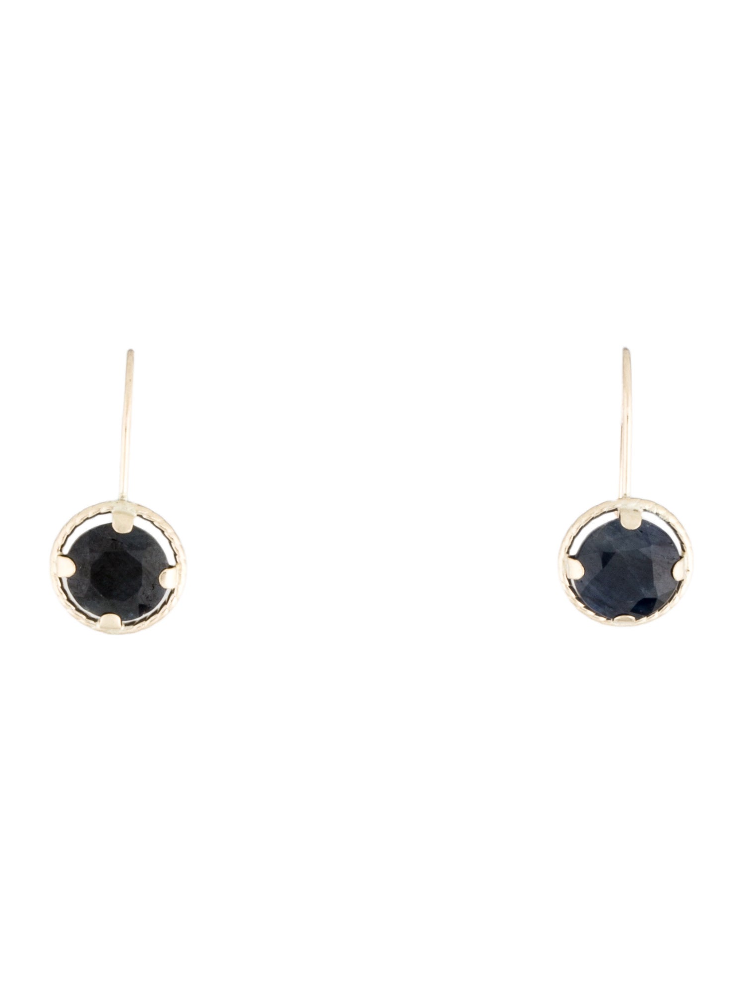 Earrings 10K Sapphire Drop