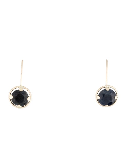 Earrings 10K Sapphire Drop Earrings