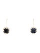 Earrings 10K Sapphire Drop Earrings