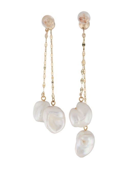 Earrings 14K Pearl Drop Earrings