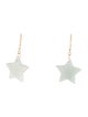 Earrings 14K Jadeite Star Drop Earrings
