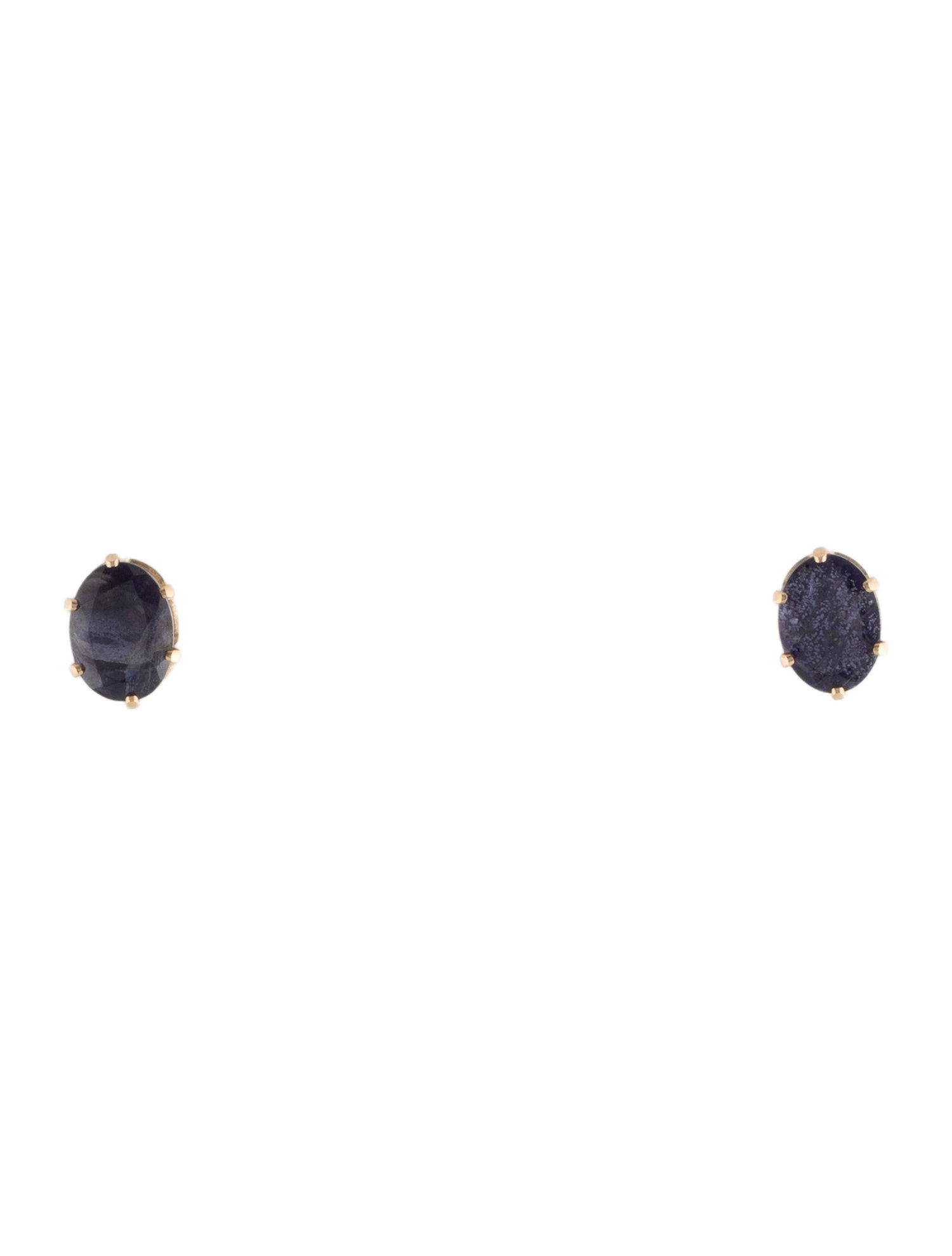 Earrings 14K Iolite Stud Earrings