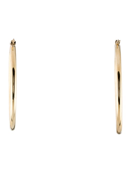 Earrings 14K Hollow Large Hoop Earrings