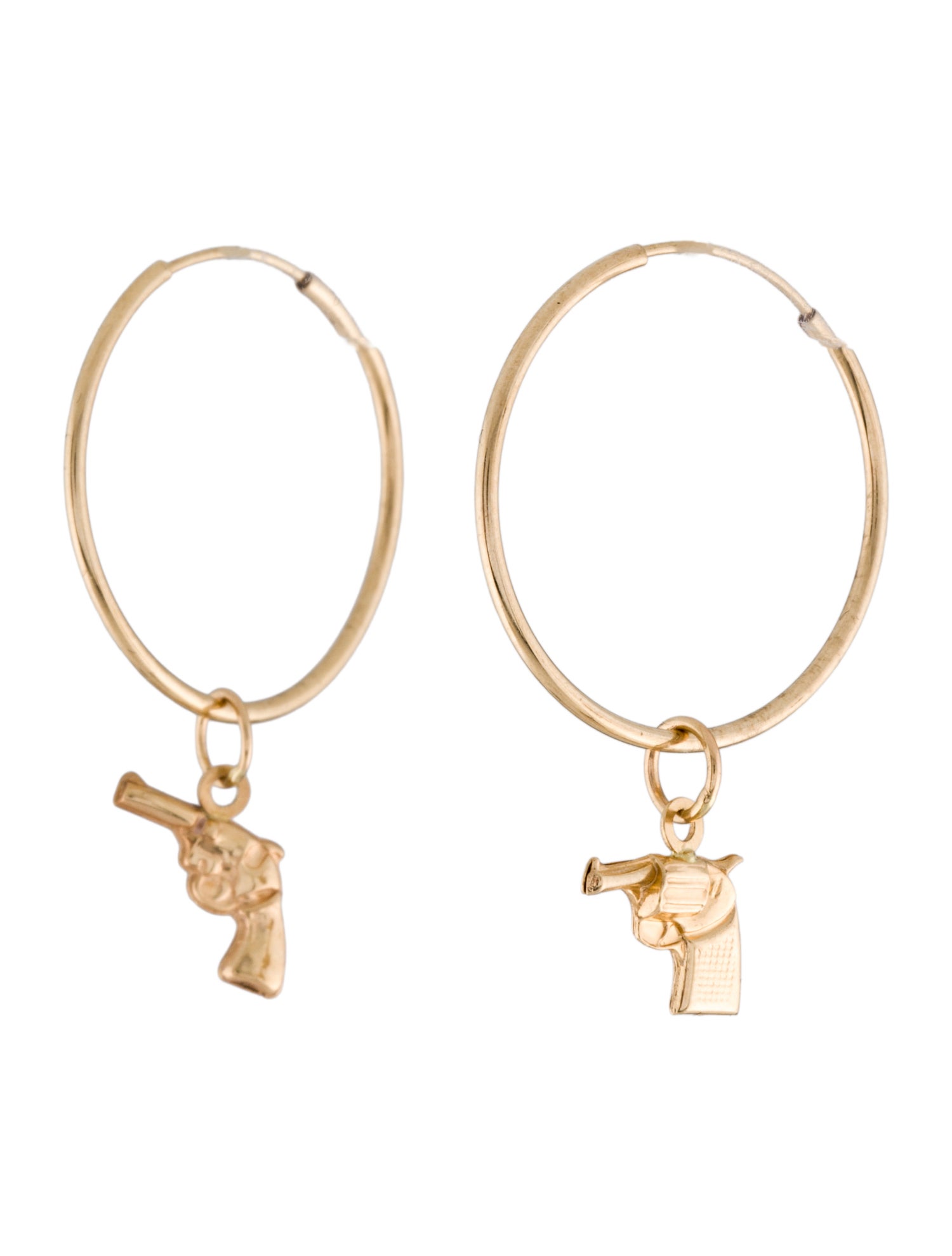 Earrings 14K Revolver Hoop Drop