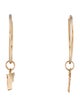 Earrings 14K Revolver Hoop Drop Earrings