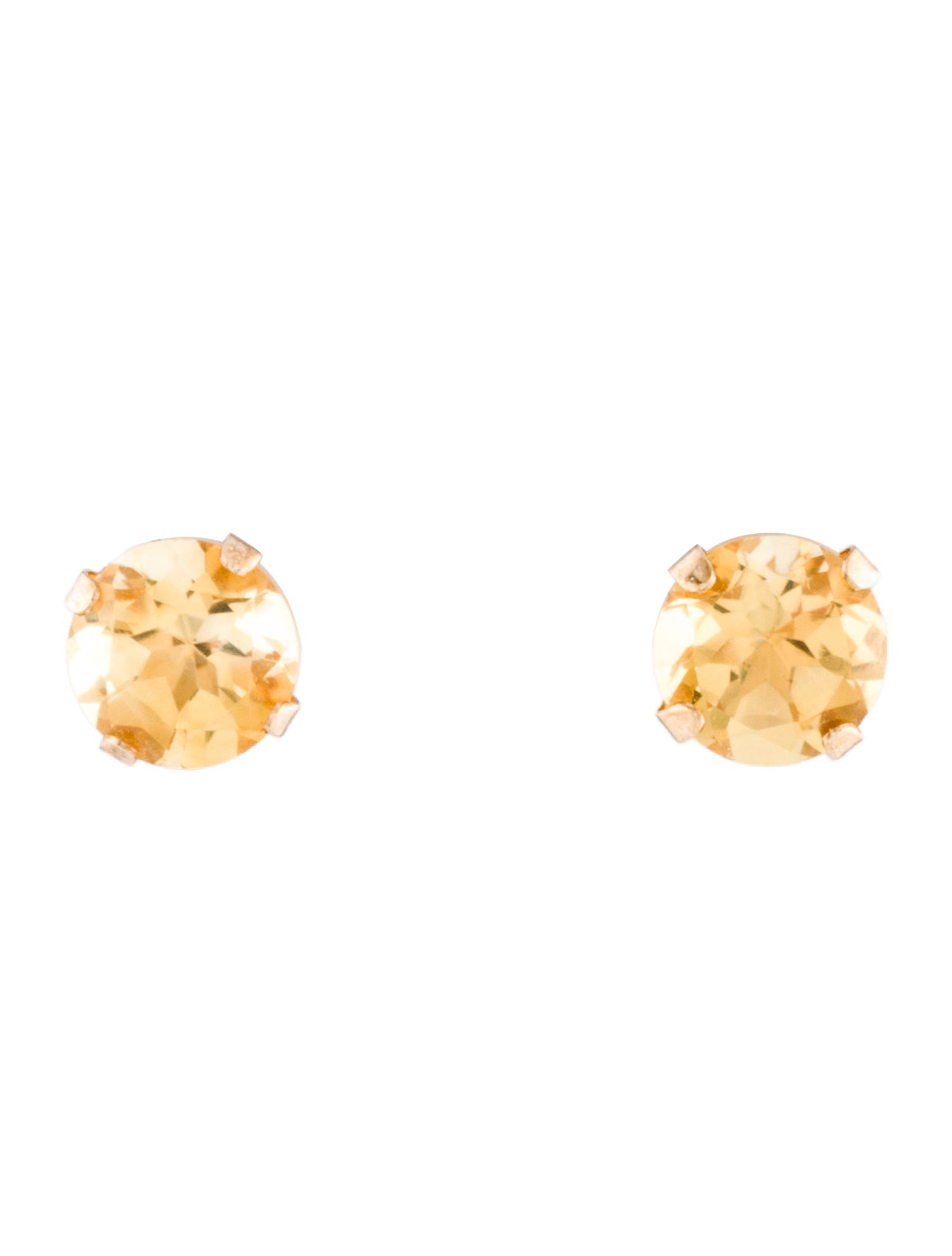 Earrings 10K Citrine Stud Earrings