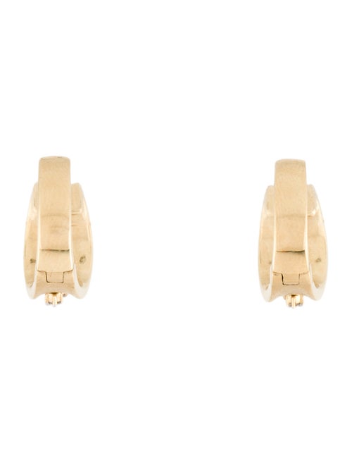 Earrings 14K Diamond Hoop Earrings