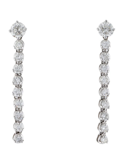 Earrings 14K 1.50ctw Diamond Drop Tassel Earrings