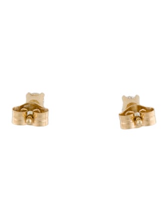 Earrings 14K Diamond Solitaire Studs