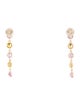 Earrings 18K 1.17ctw Sapphire Drop Earrings