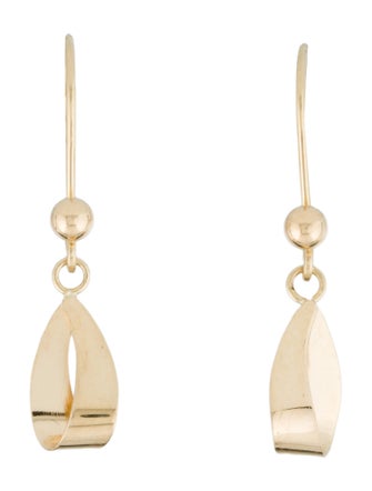 Earrings 14K Loop Drop Earrings