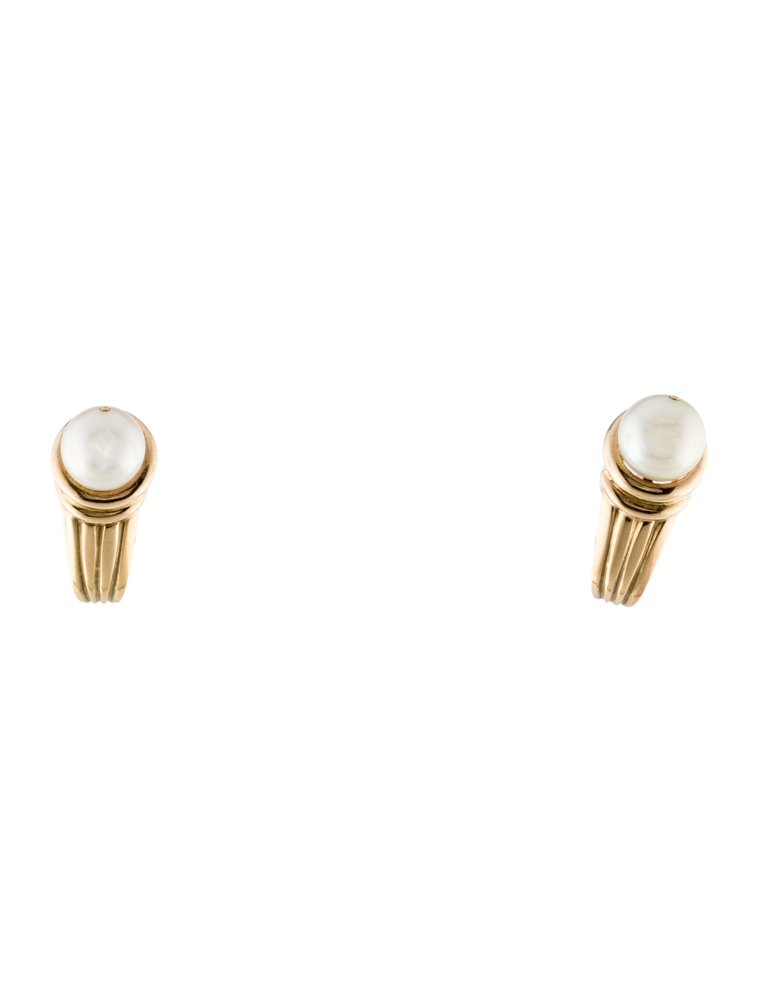 Earrings 14K Pearl Earclips