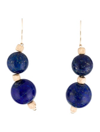 Earrings 14K Lapis Lazuli Drop Earrings