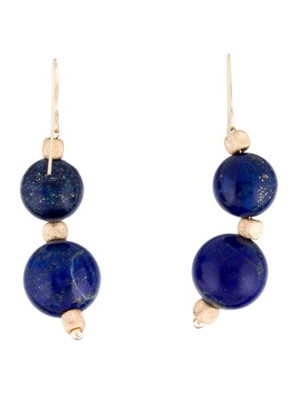 Earrings 14K Lapis Lazuli Drop Earrings