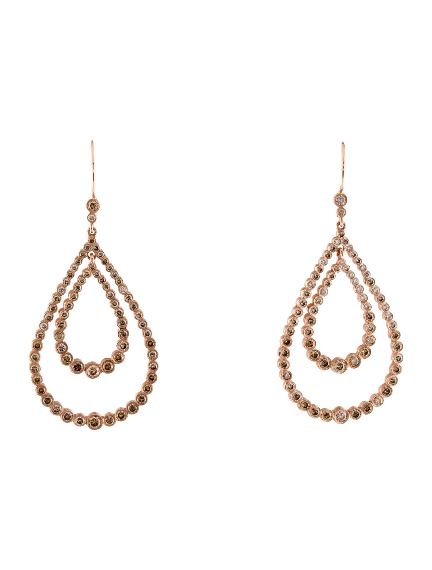 Earrings 14K 1.56ctw Diamond Teardrop Earrings