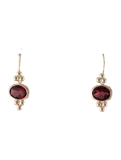 Earrings 10K 2.72ctw Garnet Drop Earrings