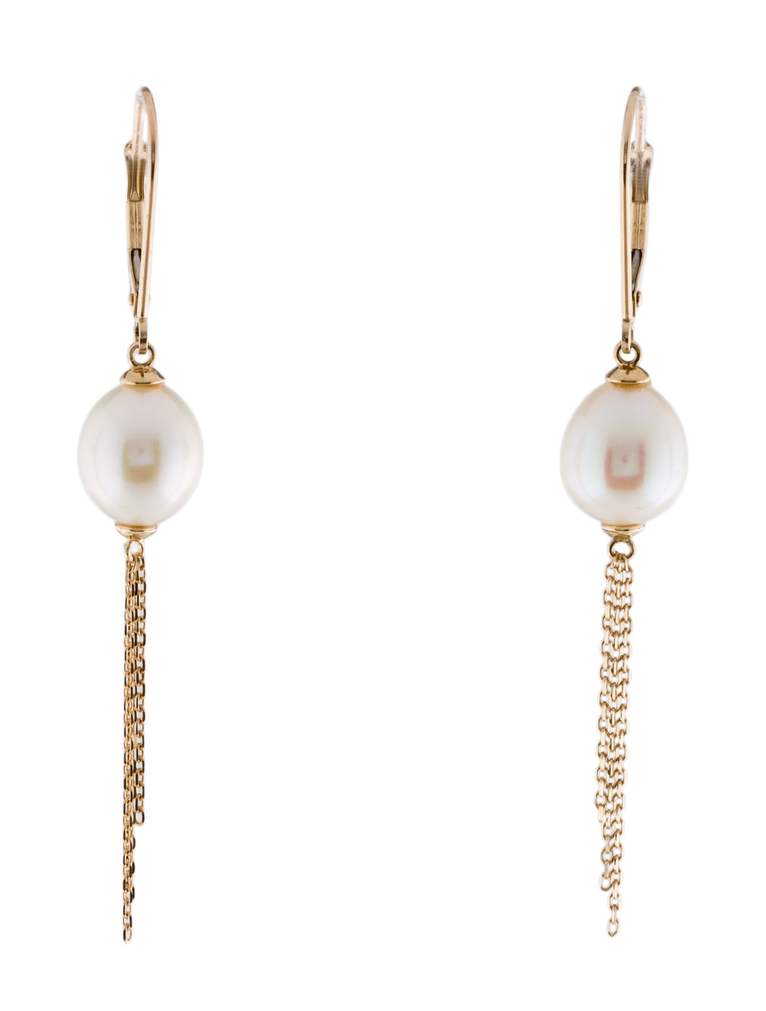 Earrings 10K Pearl Drop