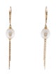 Earrings 10K Pearl Drop Earrings