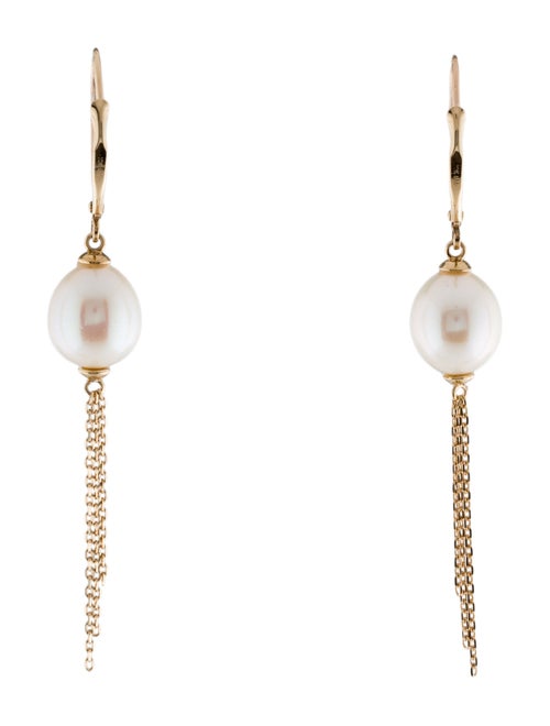 Earrings 10K Pearl Drop Earrings