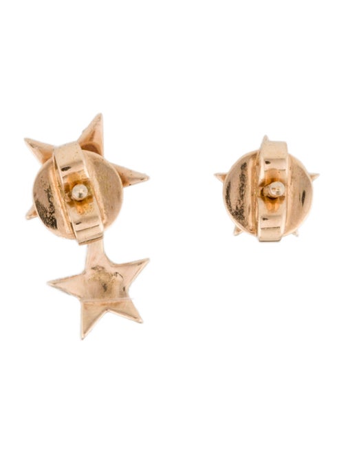 Earrings 18K Diamond Asymmetrical Stud Earrings