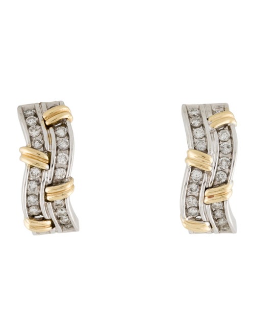 Earrings 14K 1.00ctw Diamond Earclip Earrings