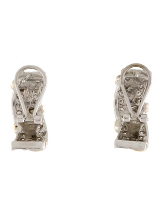 Earrings 14K 1.00ctw Diamond Earclip Earrings