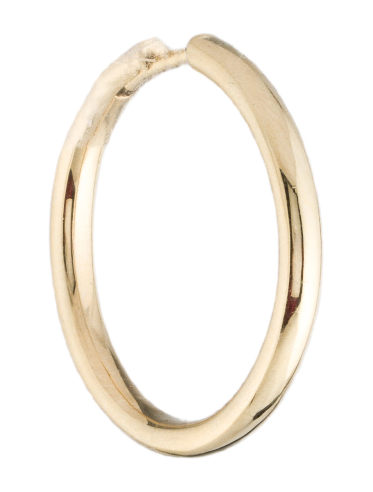 Earrings 18K Single Hoop Earring