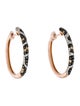 Earrings 14K Diamond Hoop Earrings