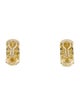 Earrings 18K Basket Weave Earclip Earrings