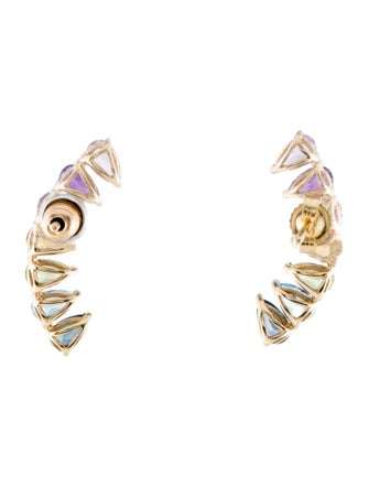 Earrings 14K Multistone Earrings