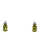 Earrings 14K 2.82ctw Peridot & Diamond Stud Earrings