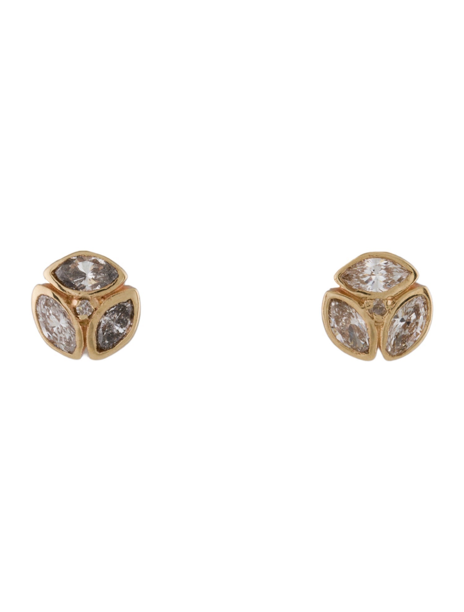 Earrings 14K Diamond Stud