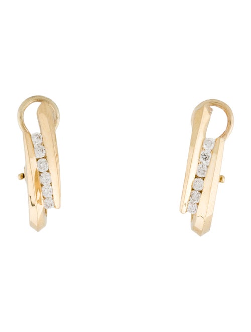 Earrings 14K Diamond Earclip Earrings