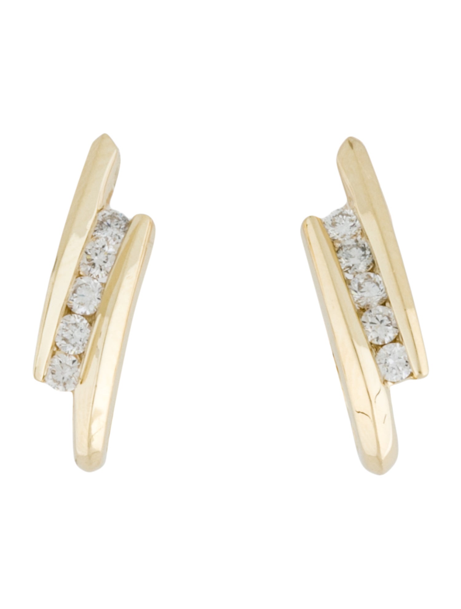 Earrings 14K Diamond Drop