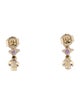Earrings 14K Amethyst Hoop Earrings