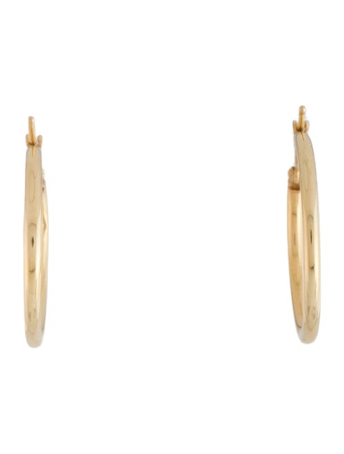 Earrings 14K Hollow Tube Earrings