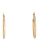 Earrings 14K Hollow Tube Earrings