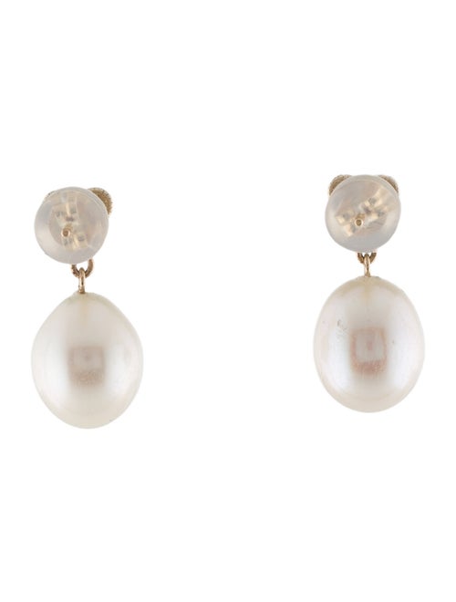 Earrings 14K Pearl Drop Earrings