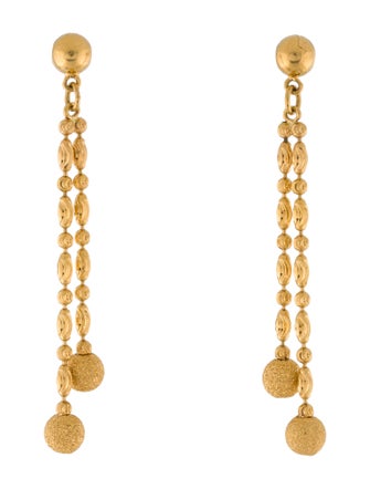 Earrings 22K Double Drop Earrings